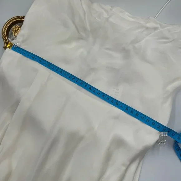 🆕 ALICE + OLIVIA 🧿 NWT Alita Spaghetti Strap Drape Asymmetrical Dress, Sz6 - Picture 16 of 16